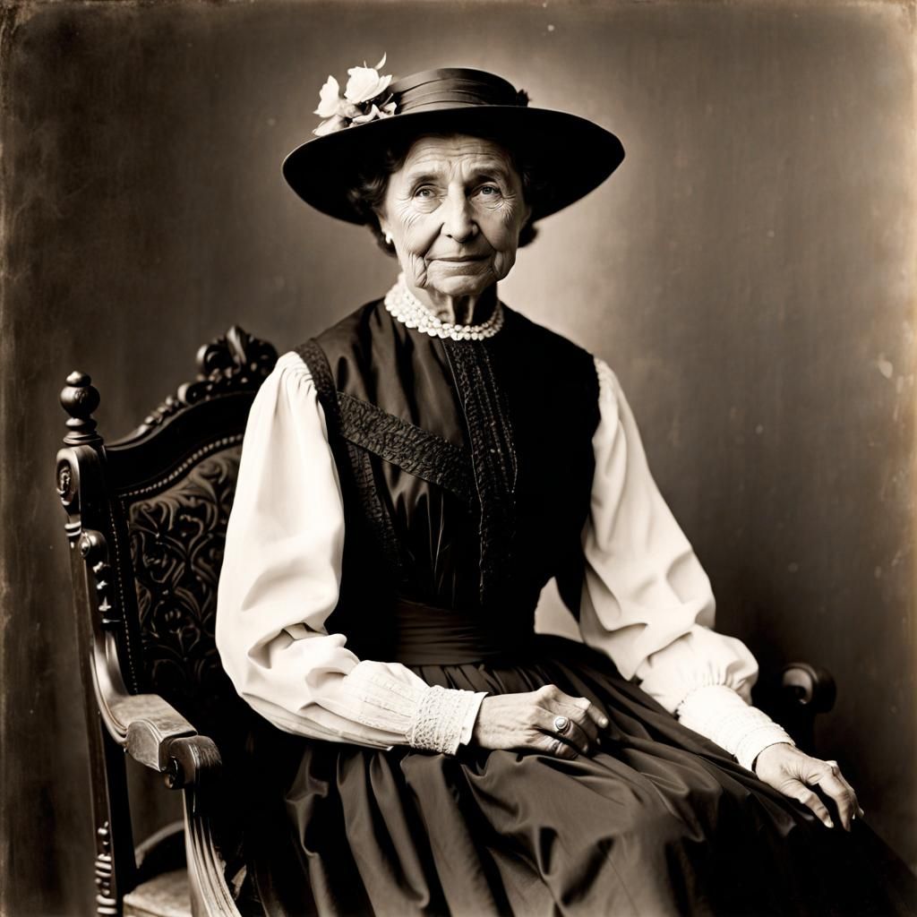 Helen Keller Portrait