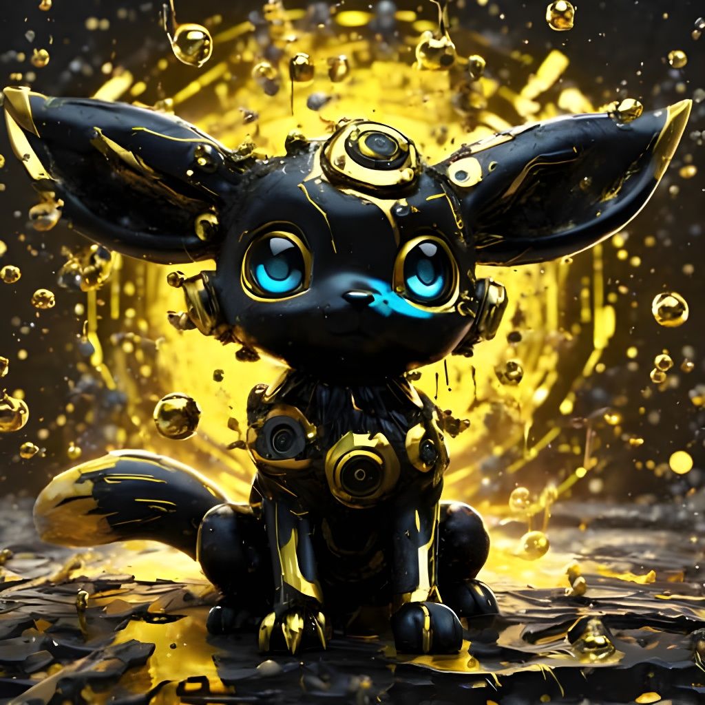 Umbreon Generated by AI Image Software