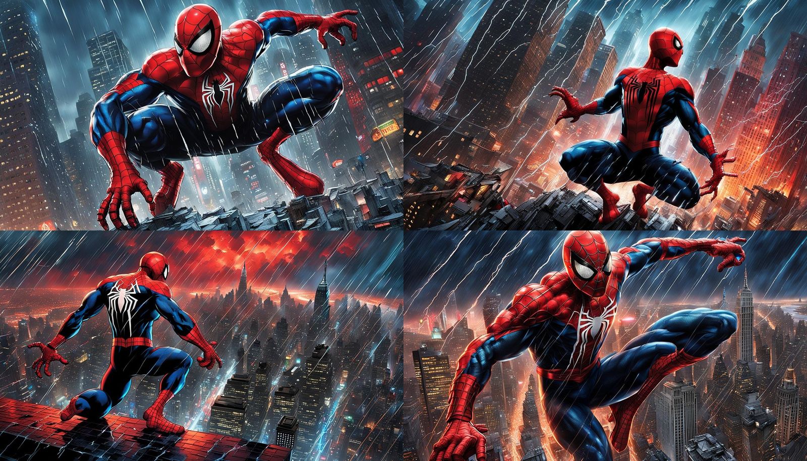 Spider-Man vs Venom: Neon Manhattan Storm