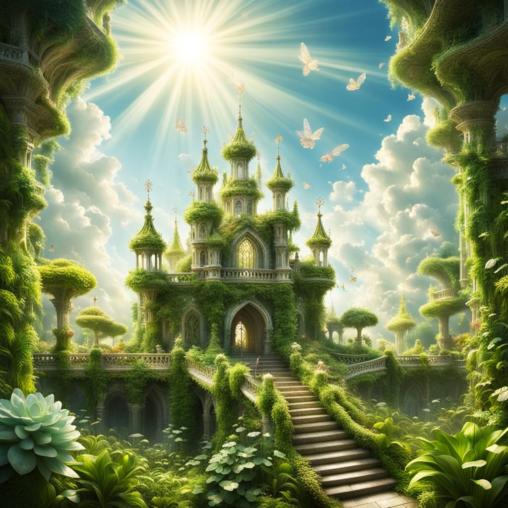 Fairytale Plant Palace in Divine Light