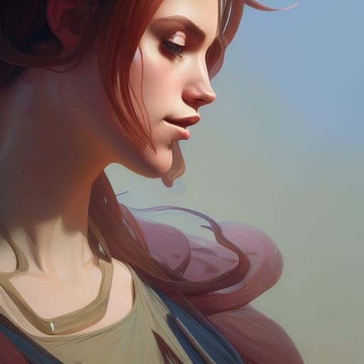 Detailed Portrait with Dynamic Lighting, Trending Artstation