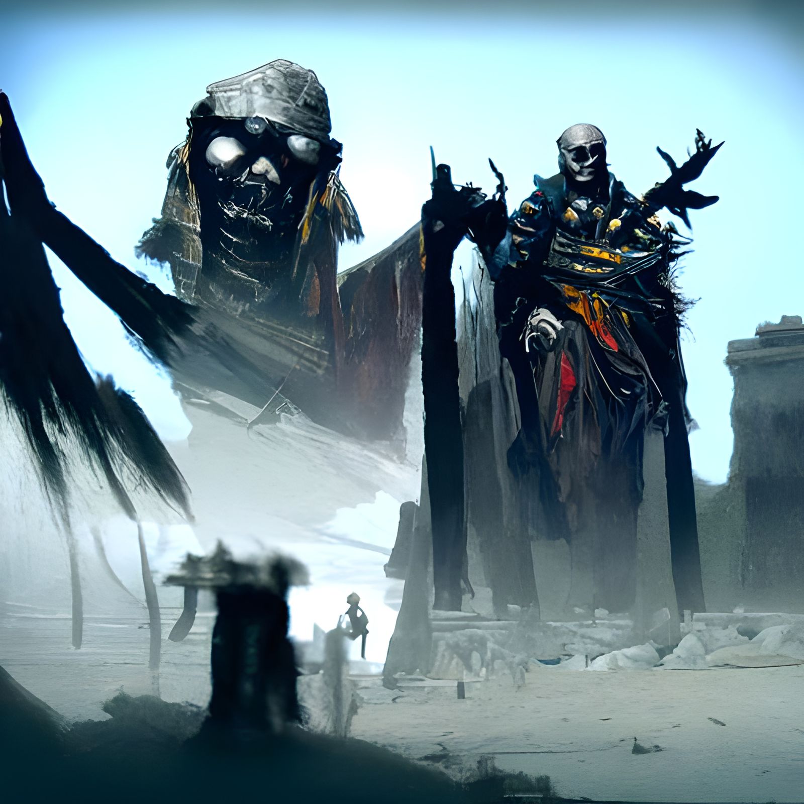 Sinister Undead City in the Desert