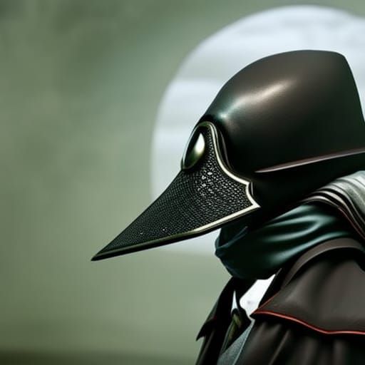 Gothic plague doctor mask