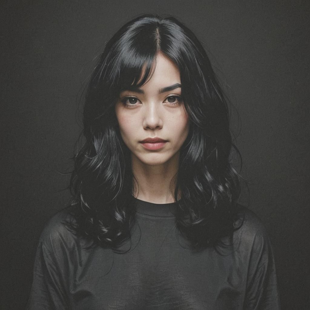 Feminist Portrait in Dramatic Chiaroscuro Lighting