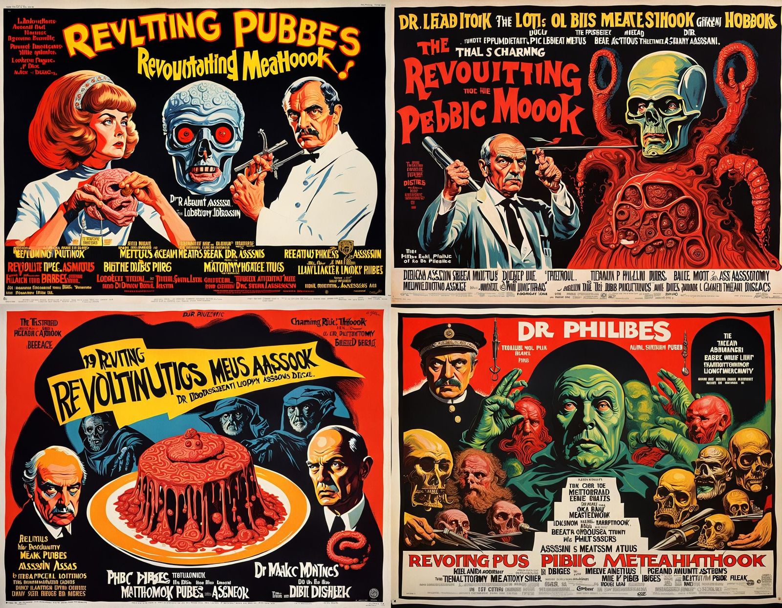 Retro 1960s B-Movie Horror Poster