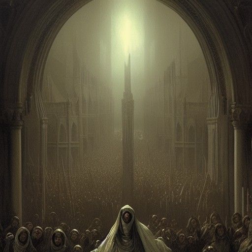 King Baldwin IV: Horror Art Style