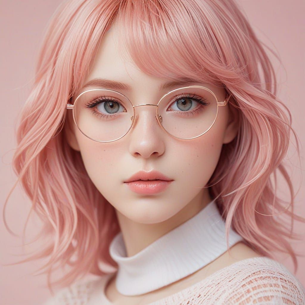 Pastel Untitled Portrait