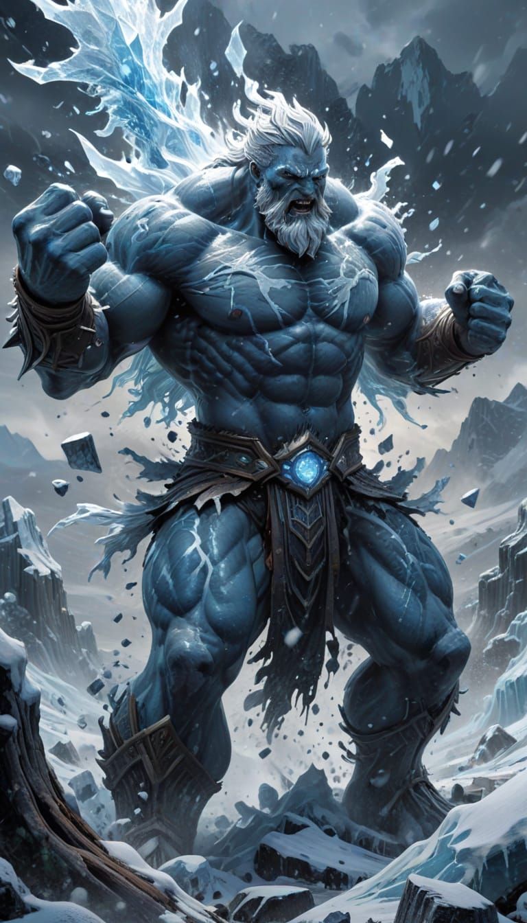 Mighty Ice Giant Unleashes Fury on Midgard in Epic Comic Boo...