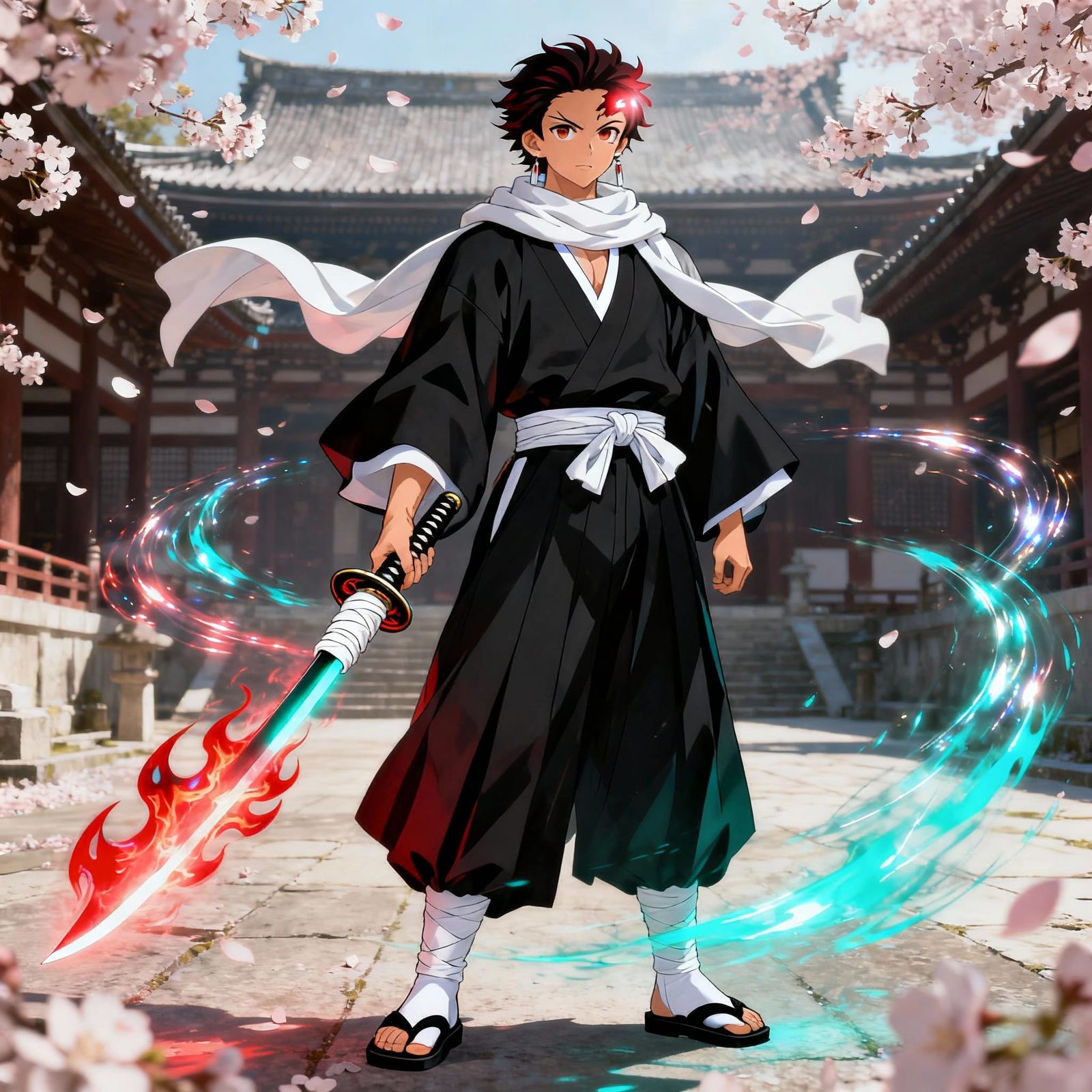 Tanjiro Kamado as a Soul Reaper in Soul Society