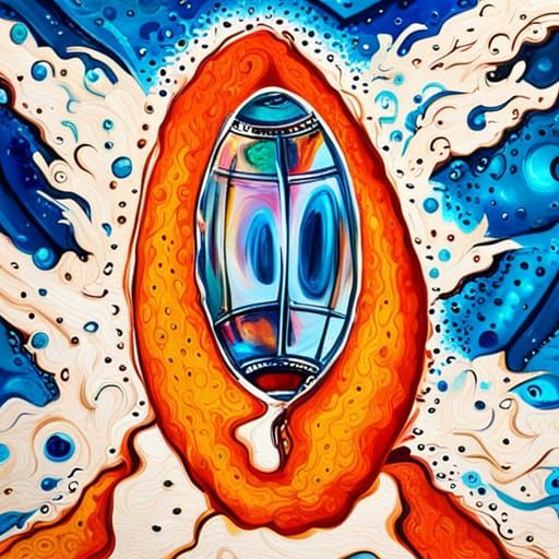 Colorful Condom Graffiti Art Inspired by SpaceX