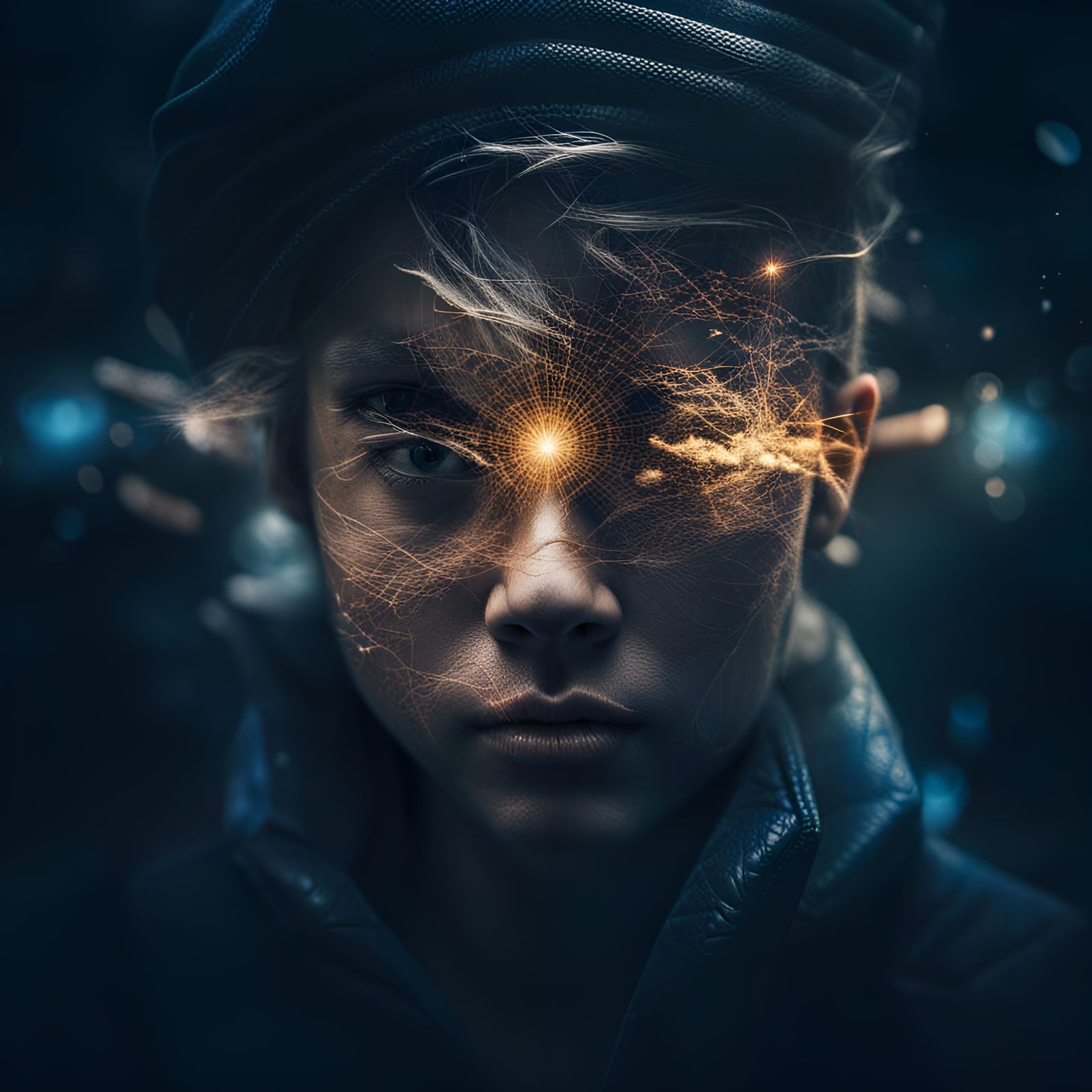 Magical Double Exposure Image in HDR