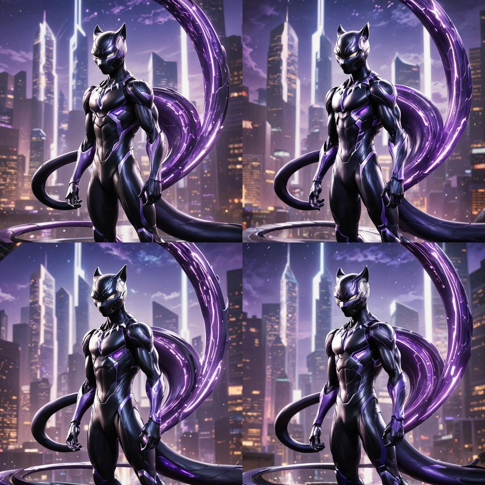 Mewtwo x Black Panther