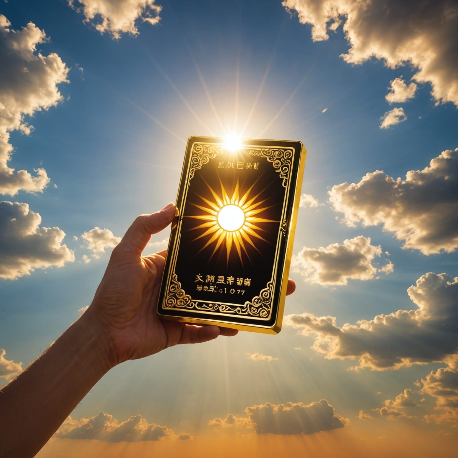 Brilliant Sun: Golden Ingot in the Sky