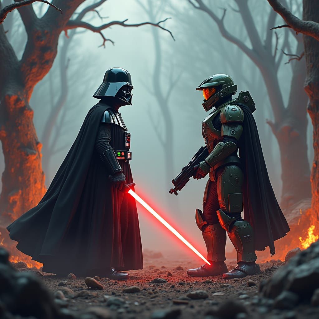 Epic Battle: Darth Vader vs Master Chief