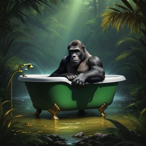 Get out of my bathroom!!