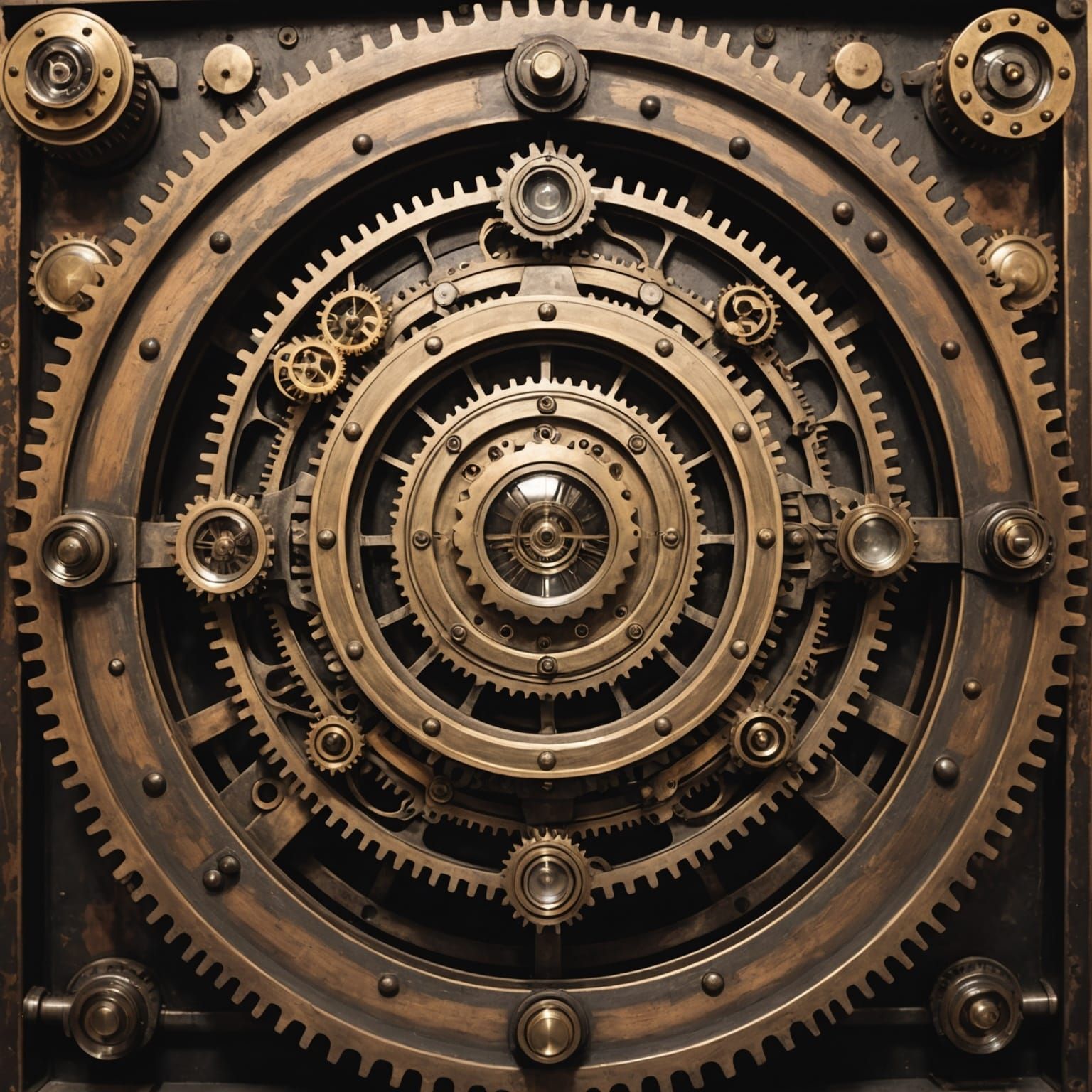 Steampunk Engine Visualizing Chakra Alignment and Ascension