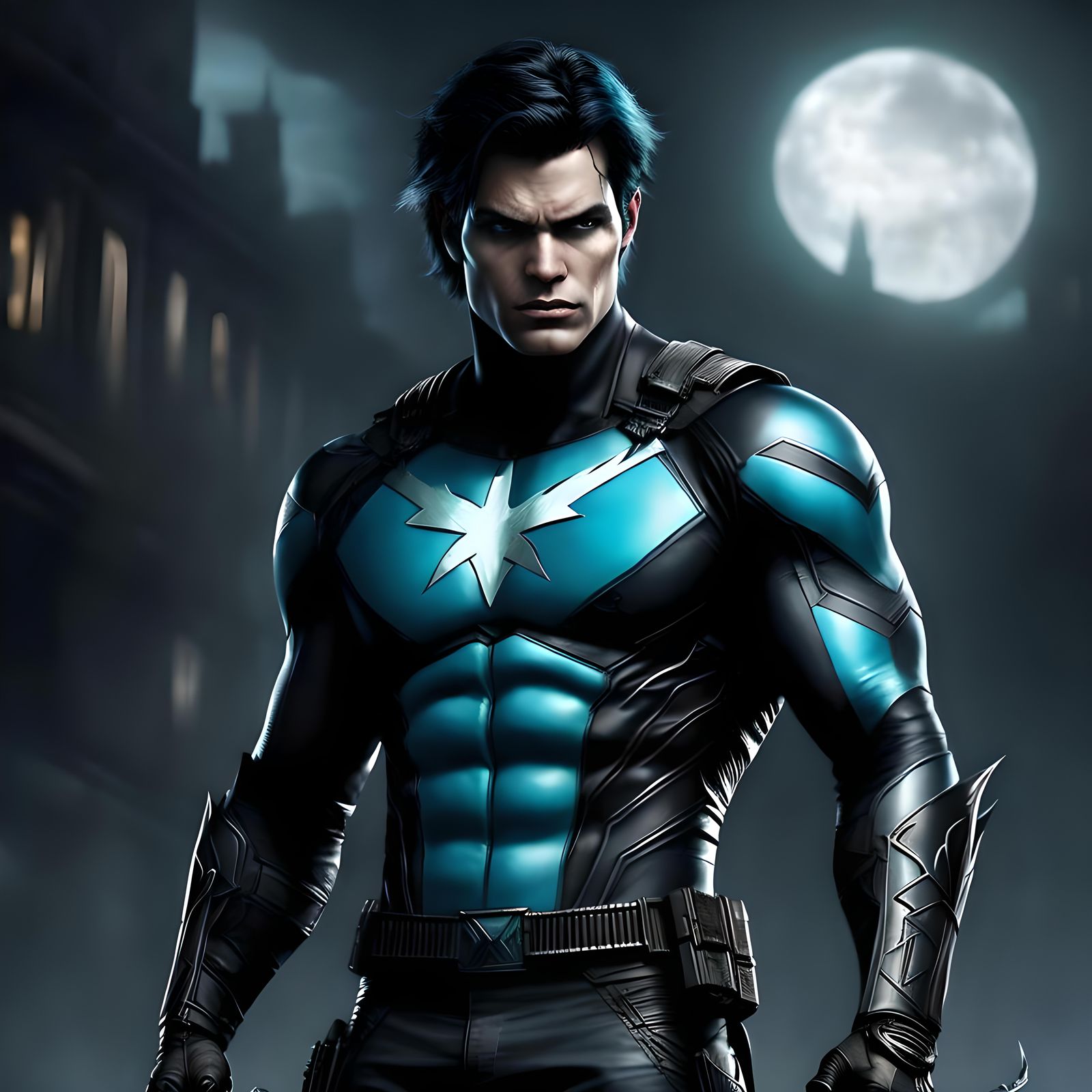 Nightwing: Epic Cinematic Digital Matte Painting