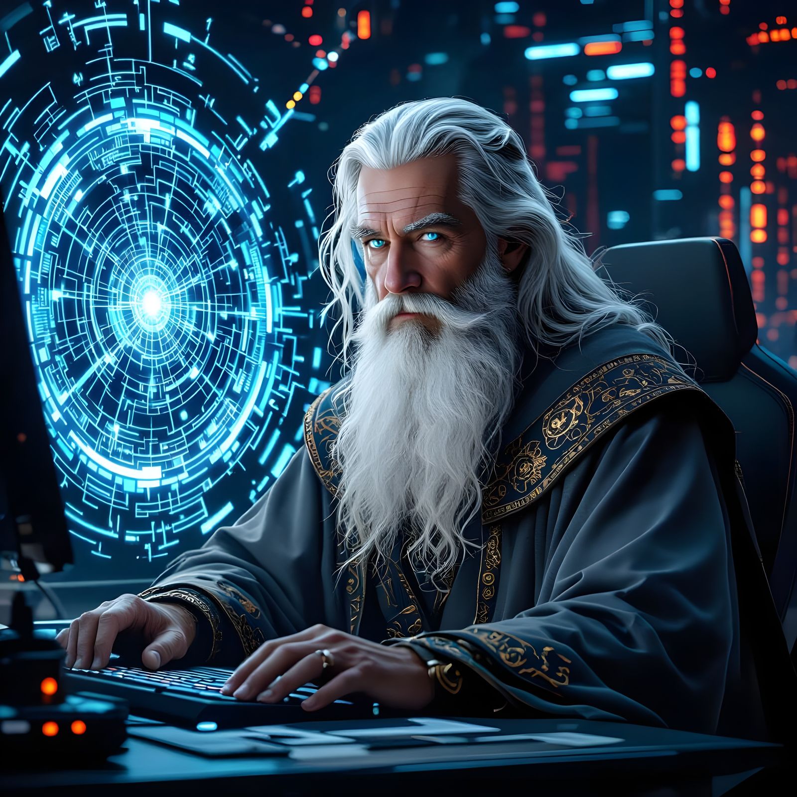 Alchemical Database Wizard at Work