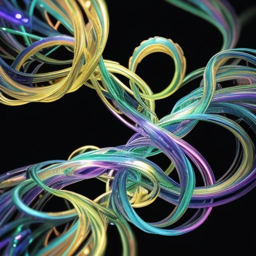 Surreal Metallic Lawrencium Atom in Iridescent Haze