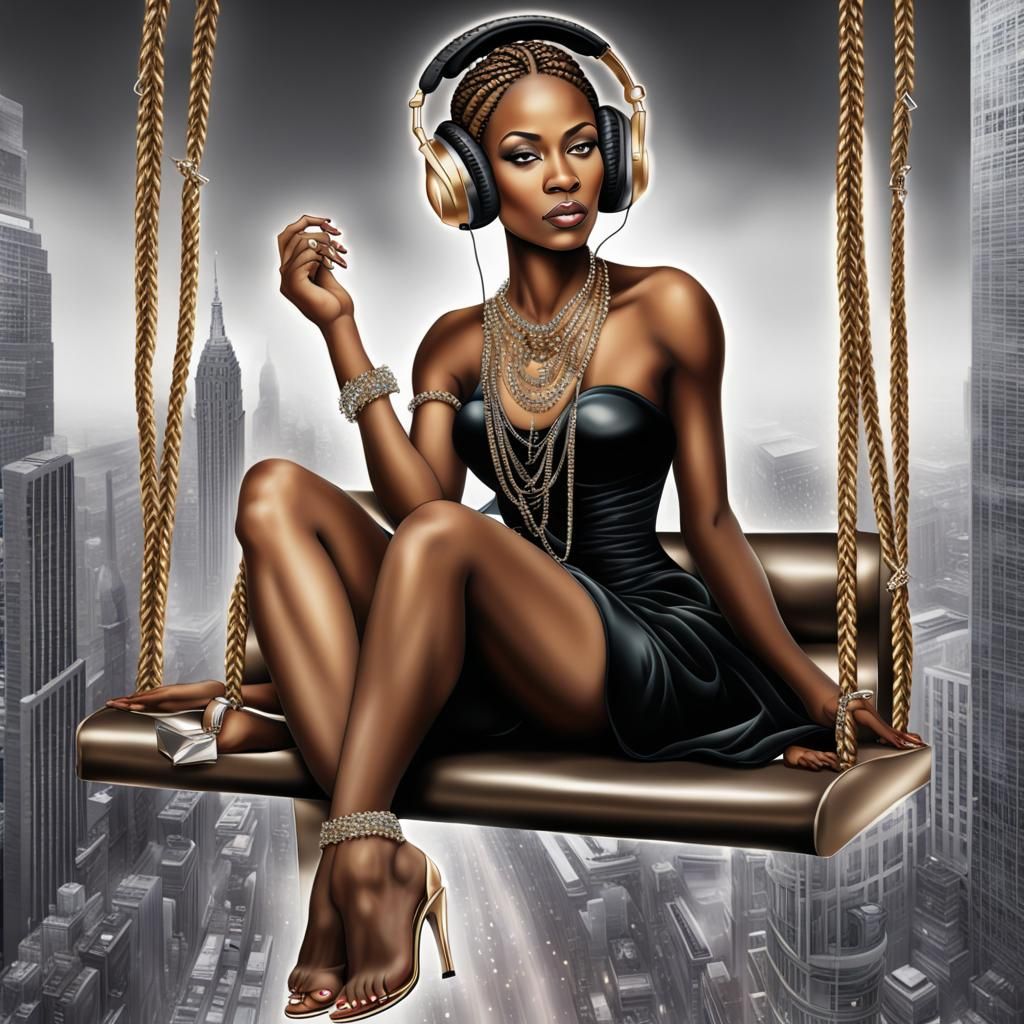 Baroque Airbrush: Diamond City DJ