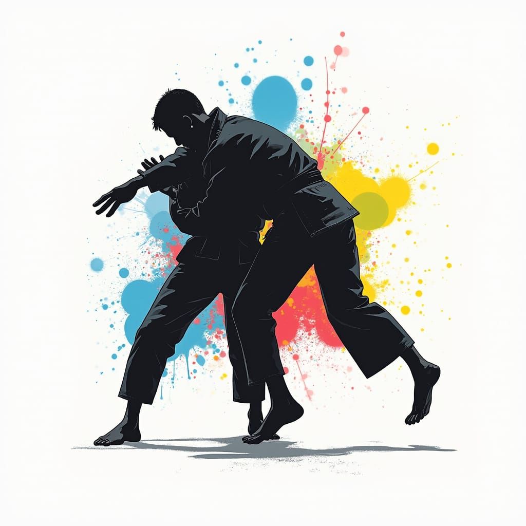 Young Israeli Judoka Executes Powerful Shoulder Throw in Min...