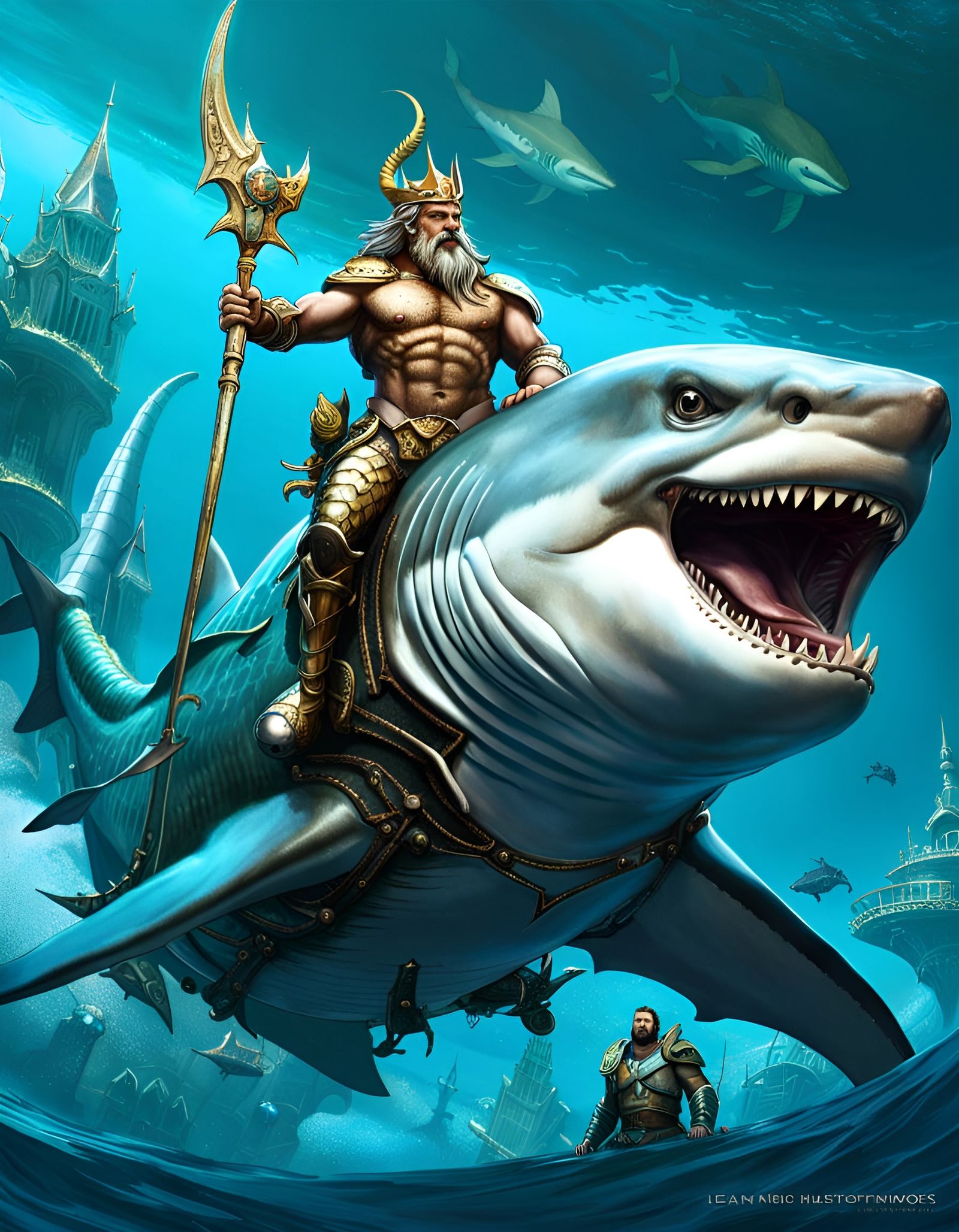 Poseidon's loyal companion