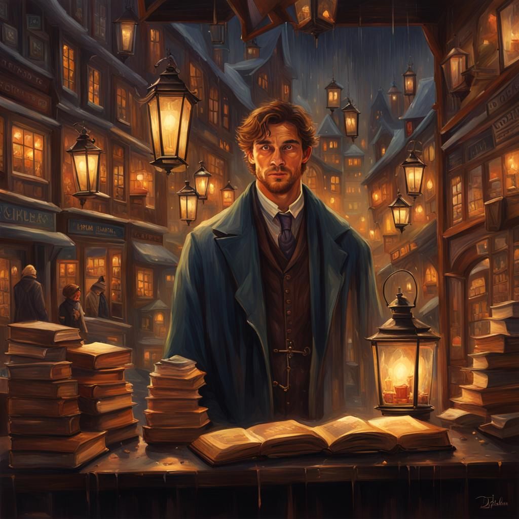 Roman Josi as Hogwarts Professor in Diagon Alley