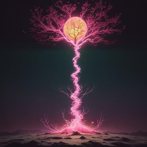 Neon Tree of Life: Robotic Brain Surgery