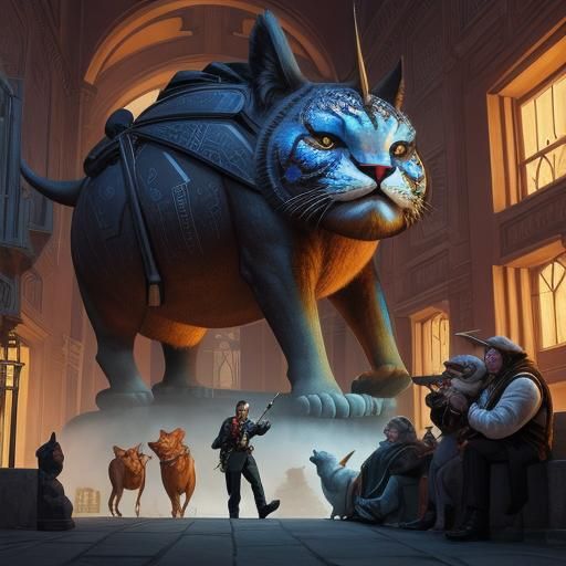 Fantastic Animal Babysitters in Colorful Escher System