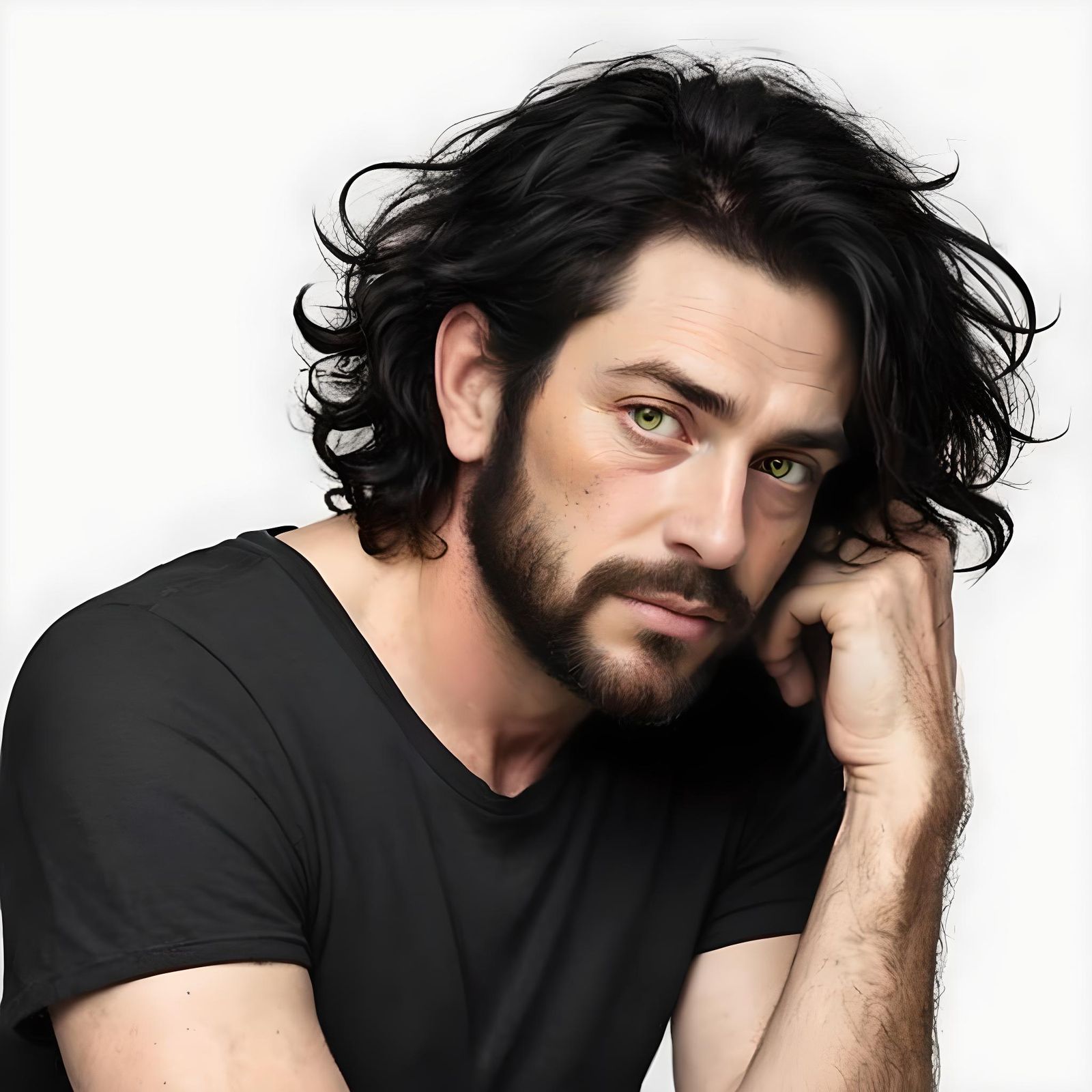 Anxious Cajun Man Portrait