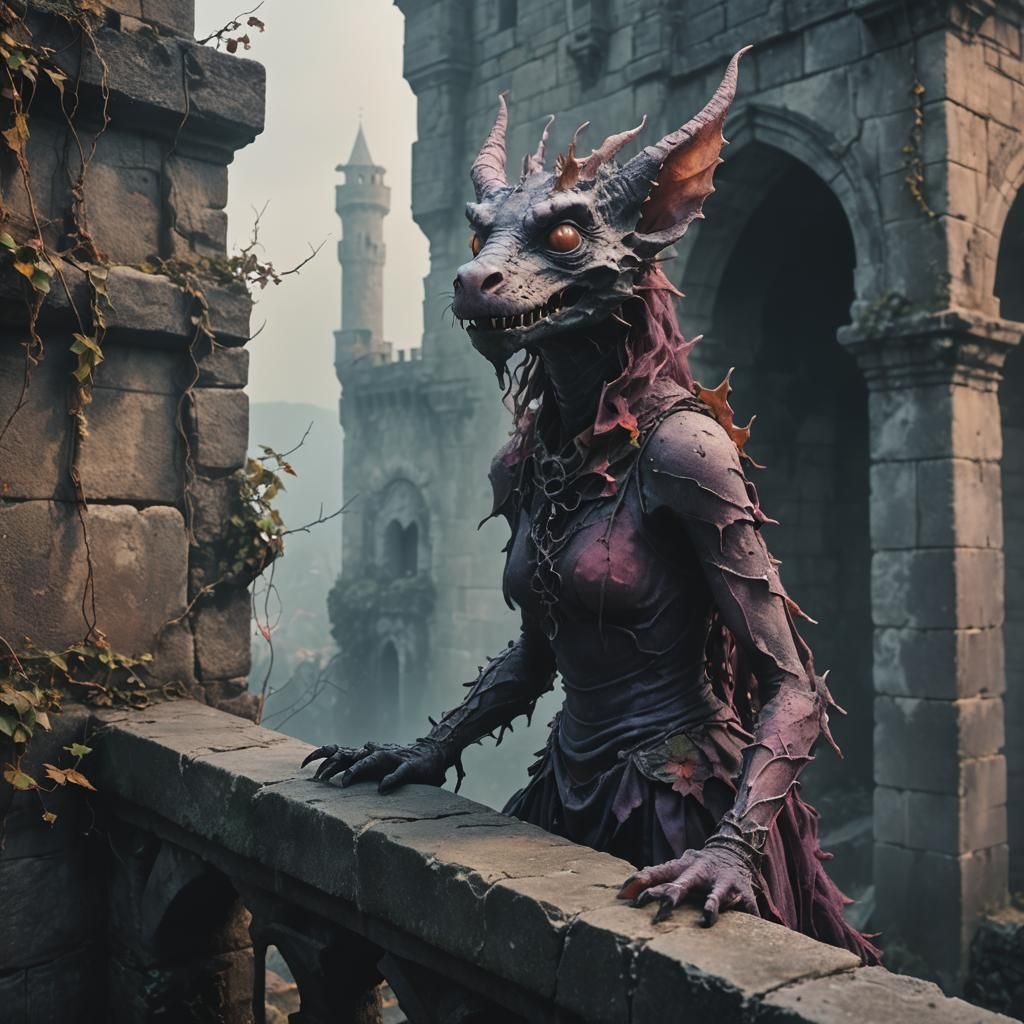Kobold on Lukil Tower in Mystical Realism