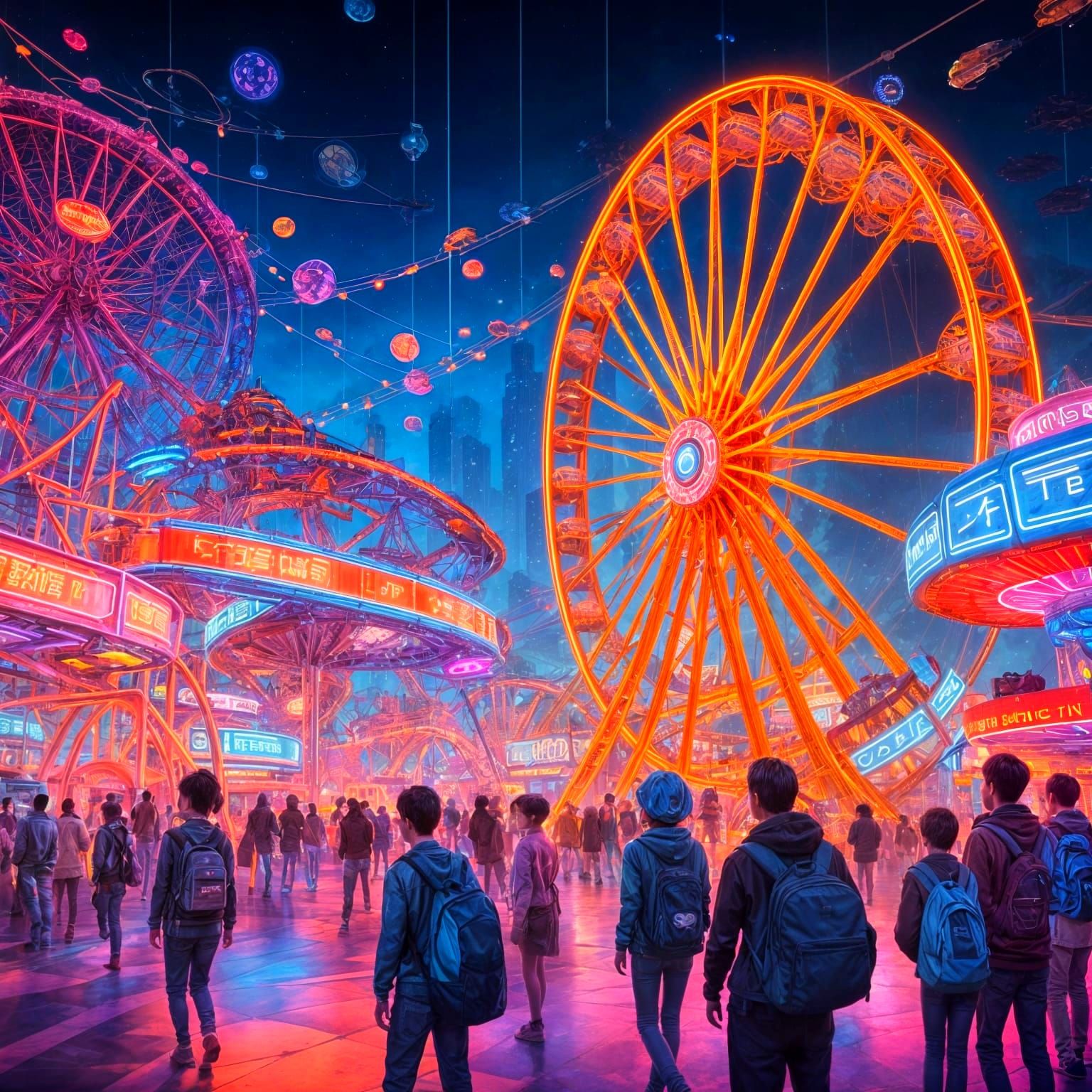 Futuristic Theme Park