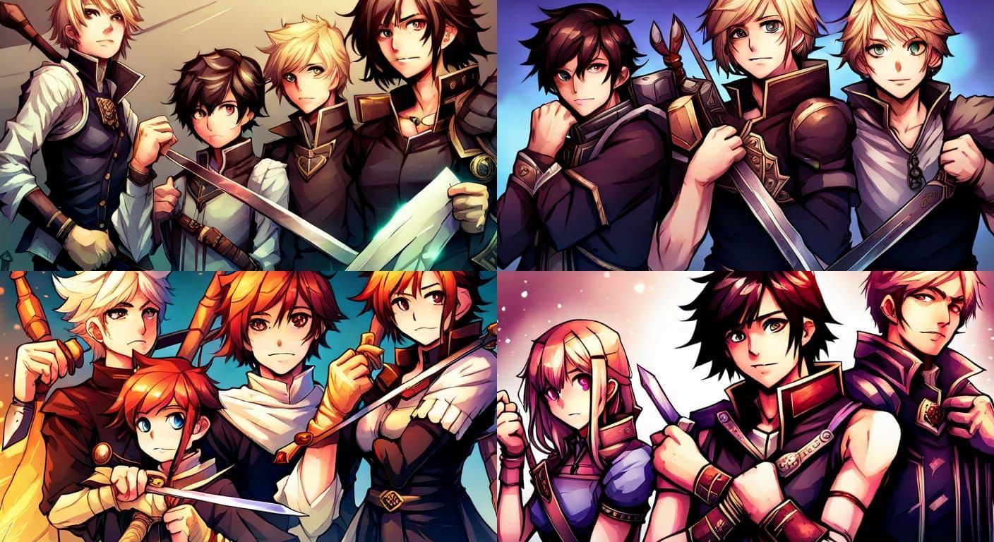 JRPG-Inspired Comic Book Art