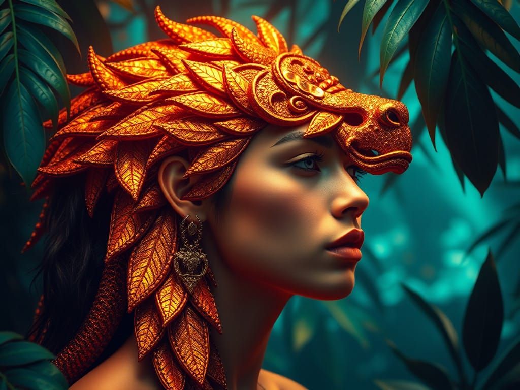 Regal Gold Jungle in a Clandestine Galaxy