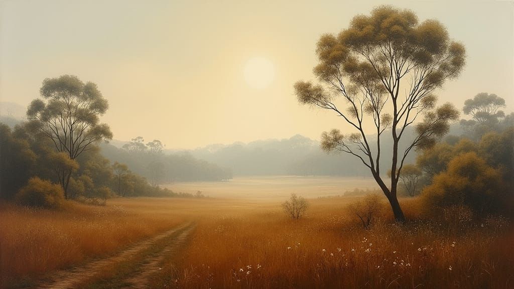 Tonalist Bushland Landscape of Australia