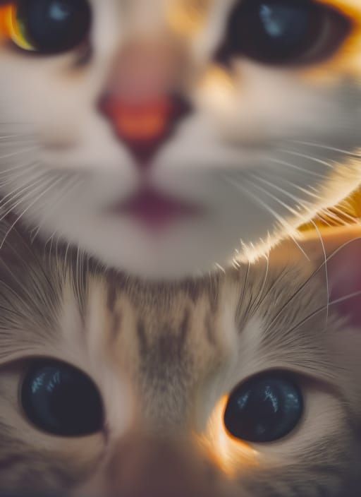 Hyperdetailed Cat Portrait in 8k Resolution