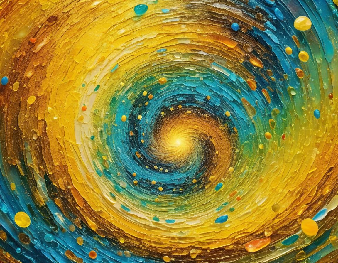 Ethereal Abstract Art with Luminous Glow