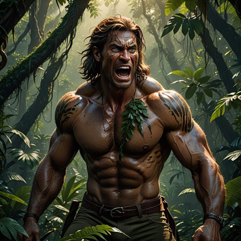 Tarzan's Fierce Jungle Encounter