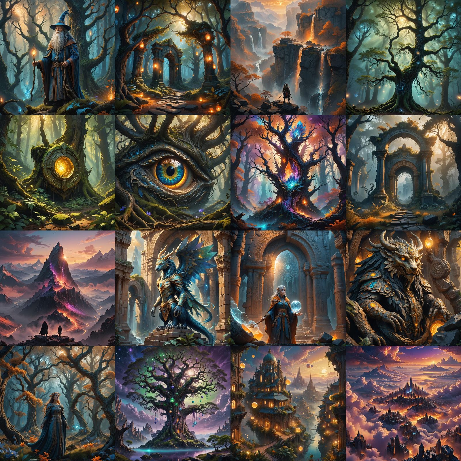 Fantastical Matte Painting in Deep Color