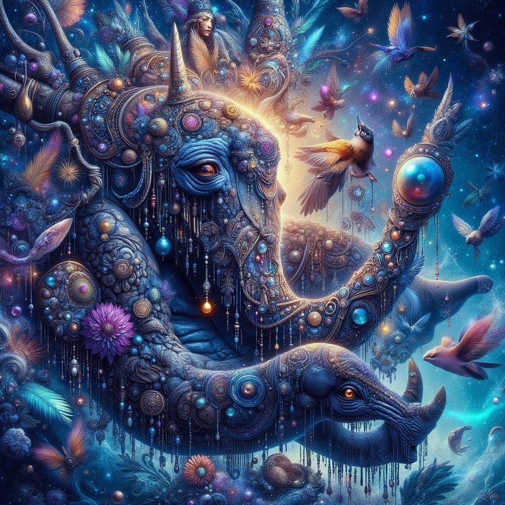 Mystical Digital Art: Dreams Beyond Time