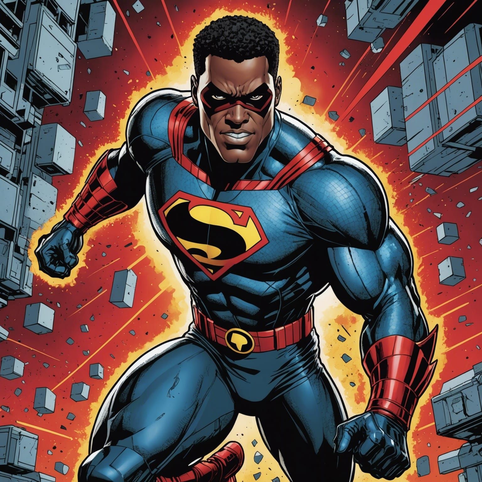 Mr. Terrific Comic Art in Jim Lee Style