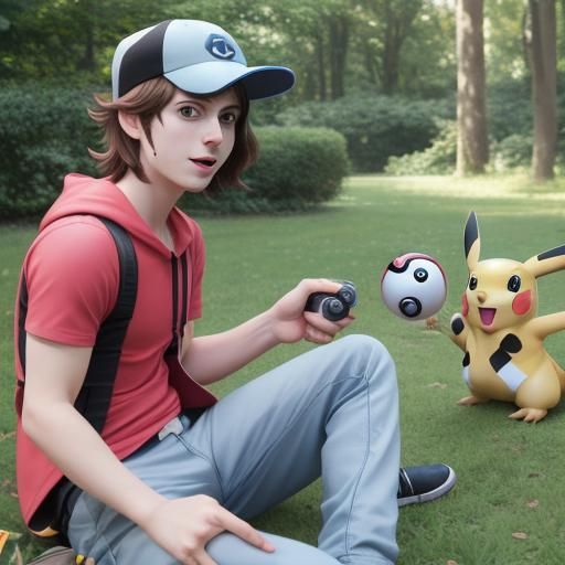 A pokemon trainer obsessed with catching them all