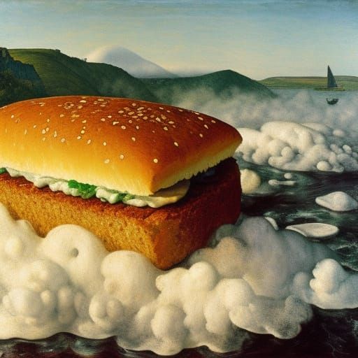 Mr. Iceberg's Foggy Journey with Bread and Cheese