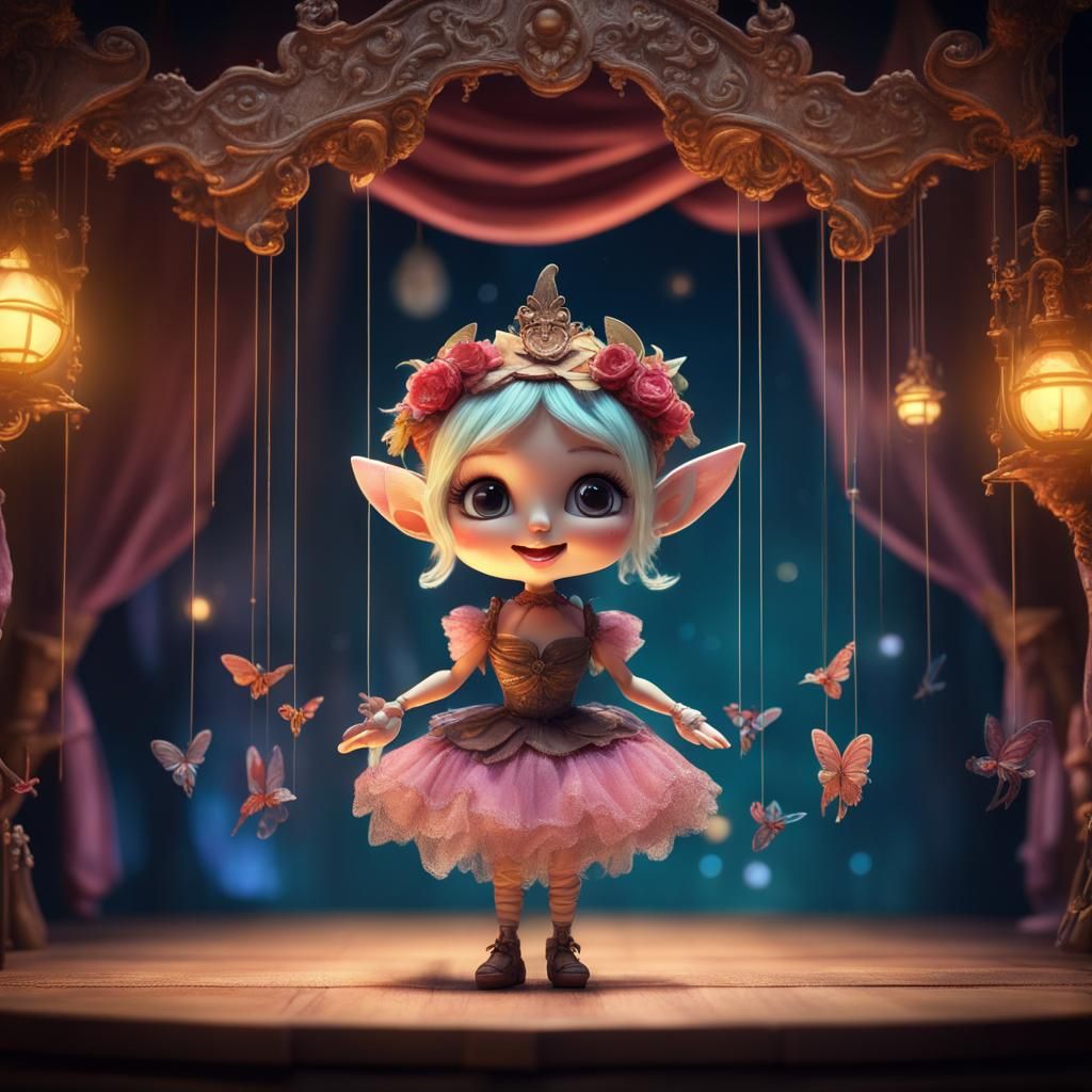 Little Elf Princess Puppet