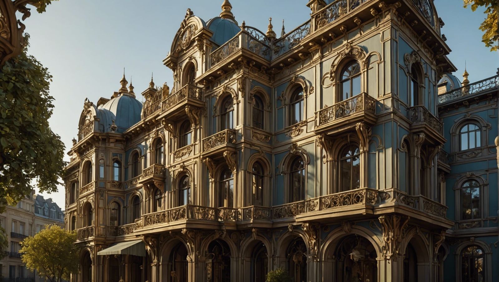 Art Nouveau Rococo Architecture in Unreal Engine 5