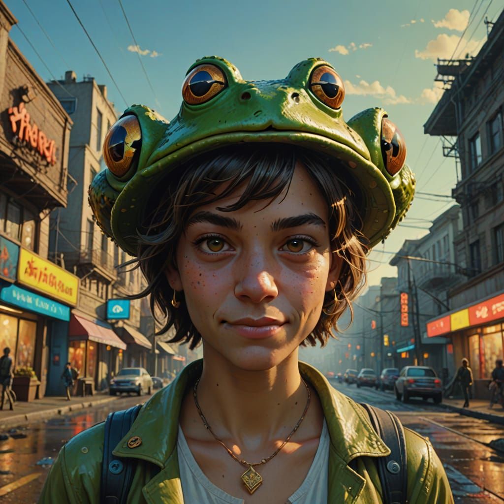 Frog's View: Brazilian Goddess Before Sugarloaf Mountain