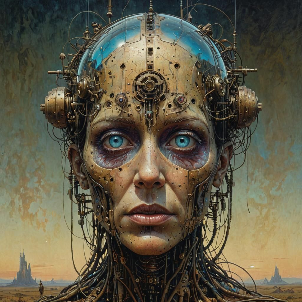 Surreal Face of Machine Intelligence: Psychedelic Art