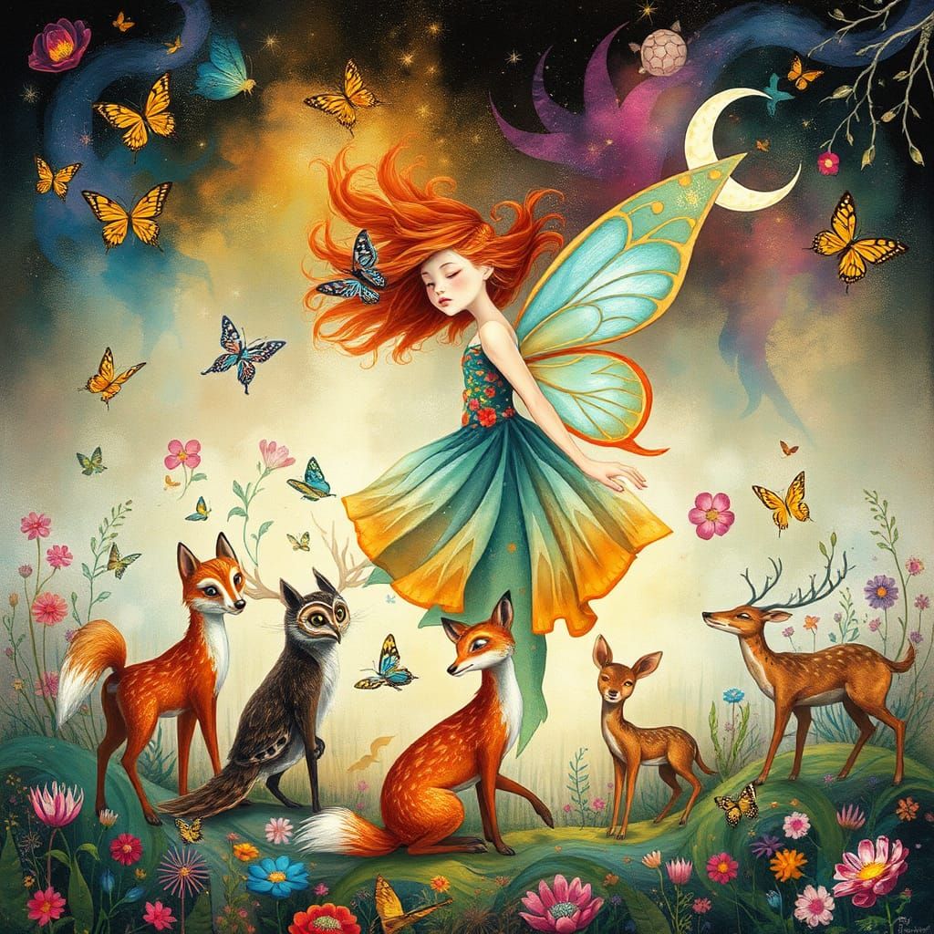 the ultimate animal fairy collage