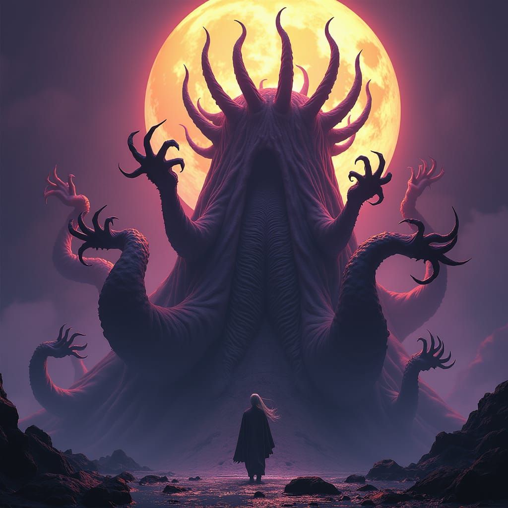 Dark Fantasy Art with Abundance of Toes