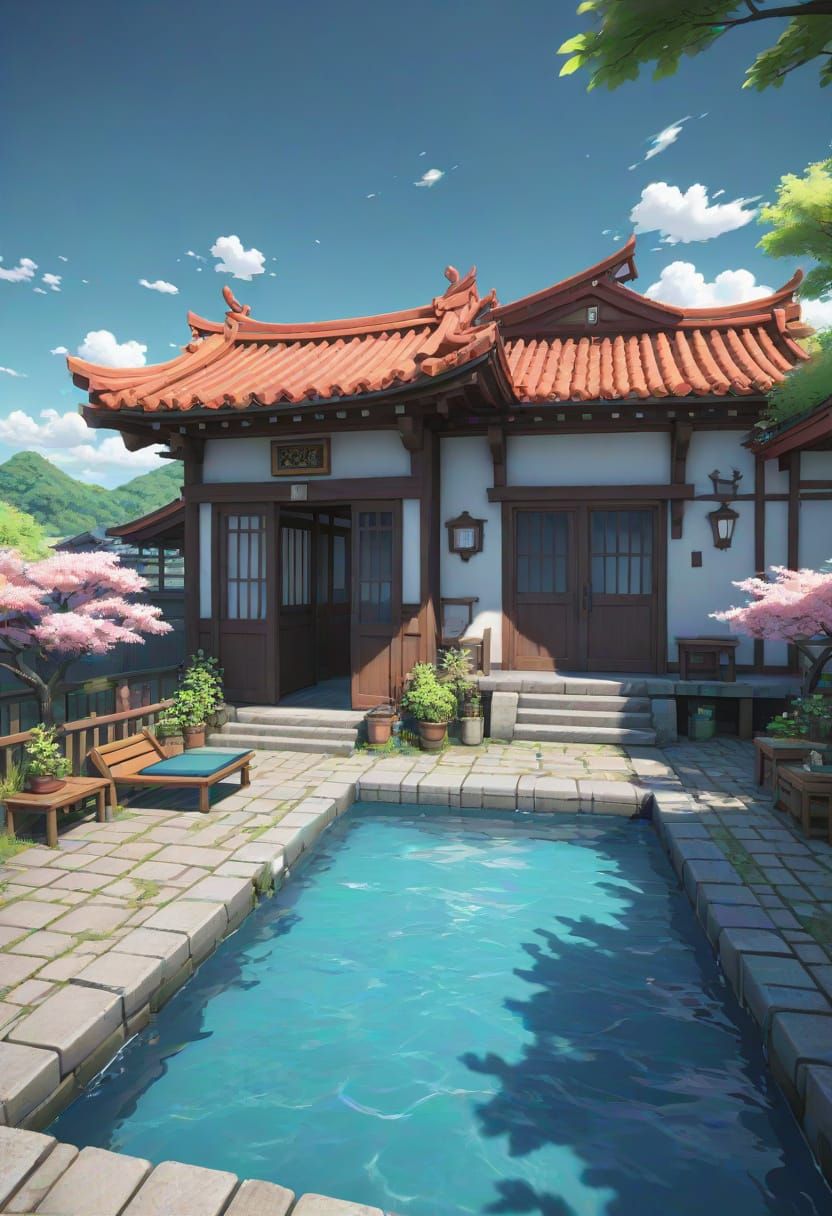 Ethereal Anime Key Visual in Vibrant Colors